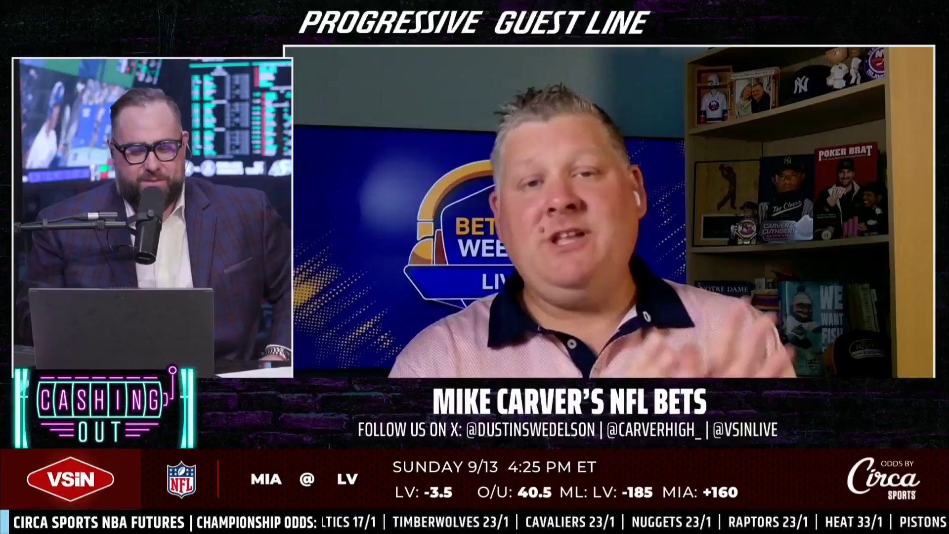 Rams-Niners in Australia points Carver to under 48.5