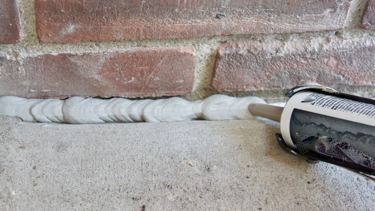 This unexpected pool toy can help you make quick repairs to cracked concrete