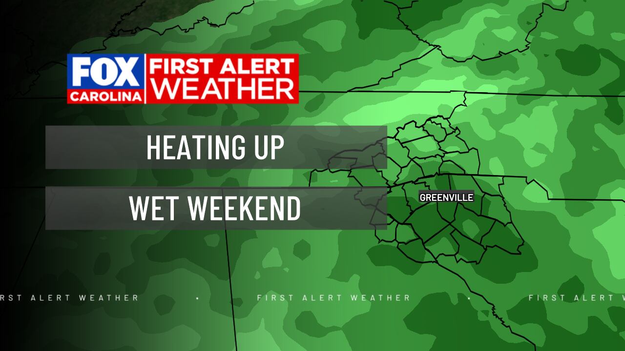 First alert: Heat builds, wet weekend ahead