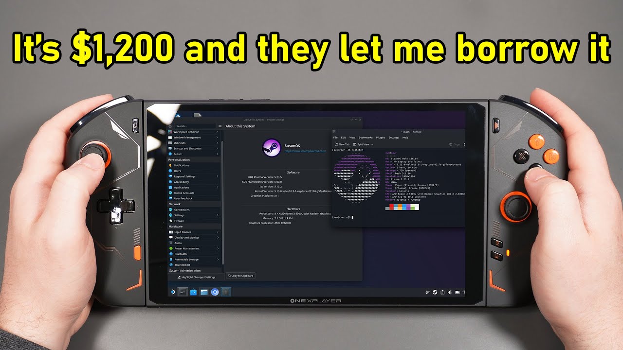 Putting Steam Deck OS on a pricey boy (ONEXPLAYER 2)