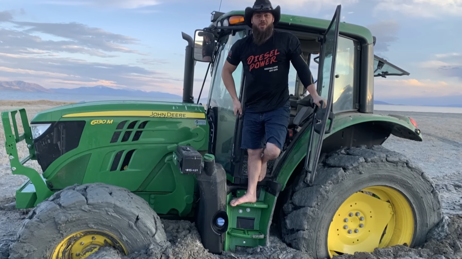 My excavator got stuck in bottomless quicksand - my worst nightmare