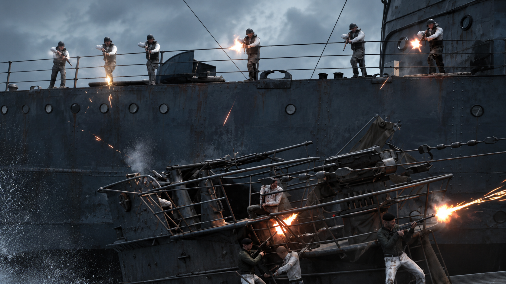 This US destroyer tried to sink a submarine - then the crews started ...