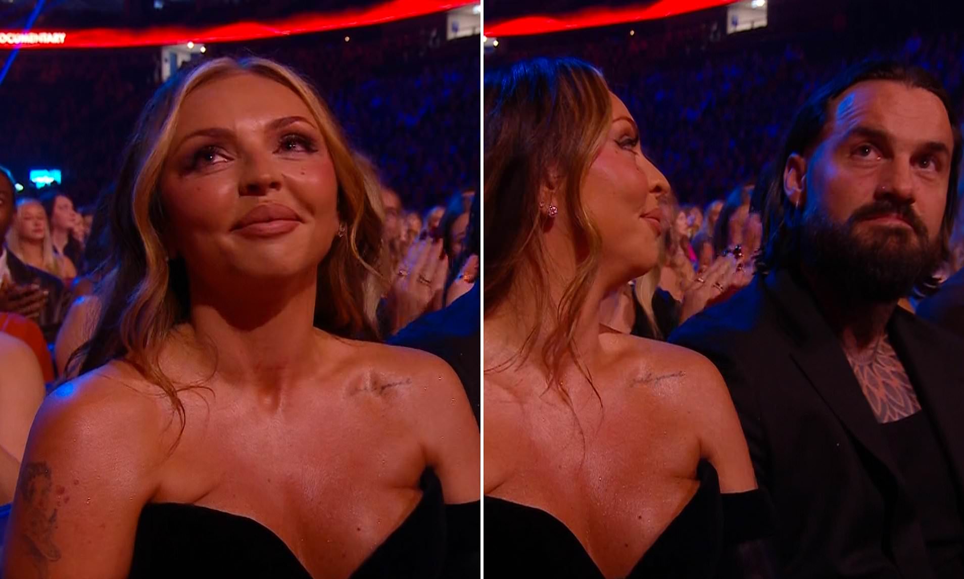 Jesy Nelson and boyfriend Ben Davies enjoy a date night at the NTAs just weeks after going public