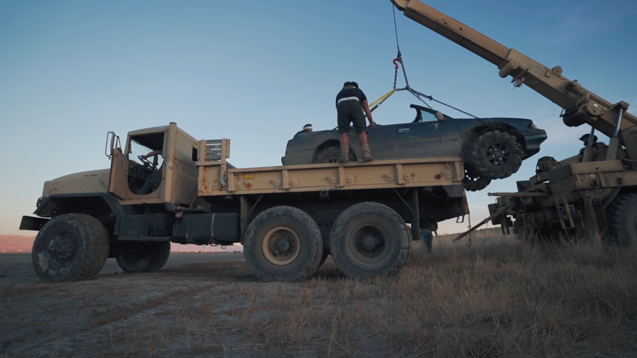 Peanut butter mud sounds funny - until a 25,000-pound truck starts sinking