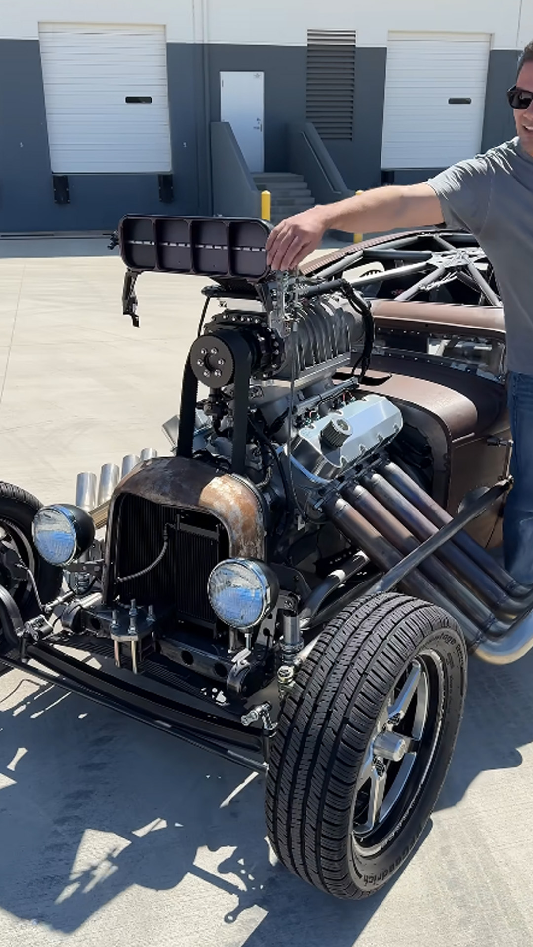Rat rod combines raw style with 900HP