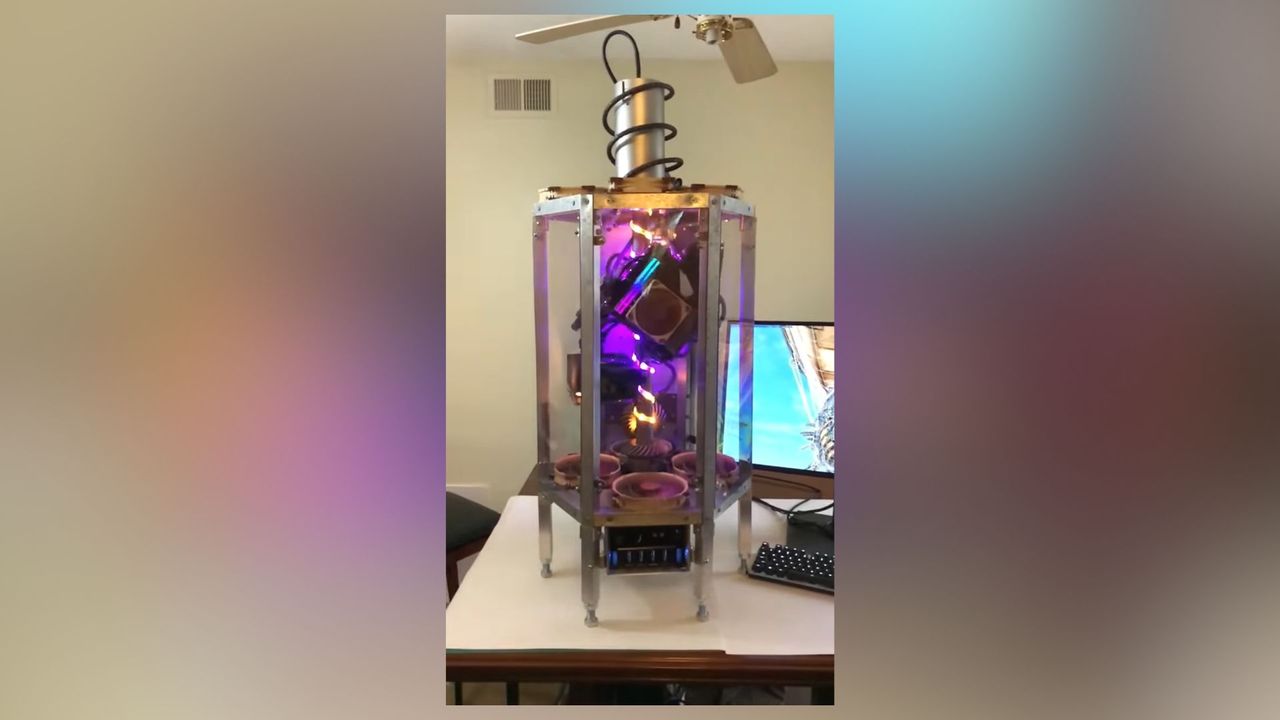 Check out this wild custom PC build with actual spinning parts that ...