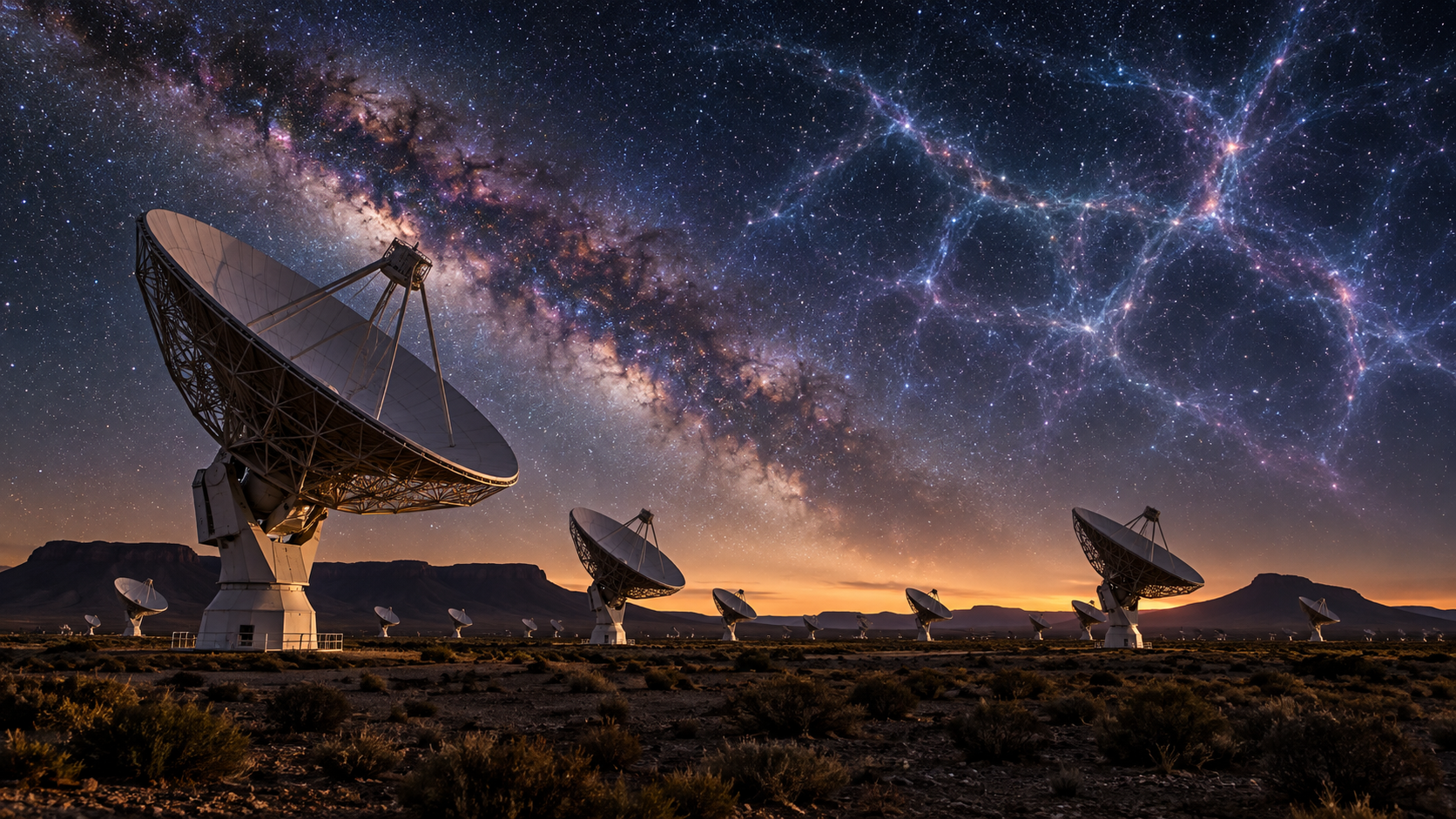 MeerKAT detects a faint hydrogen signal from billions of years ago