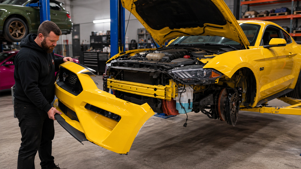 This auction Mustang GT has Roush supercharged power