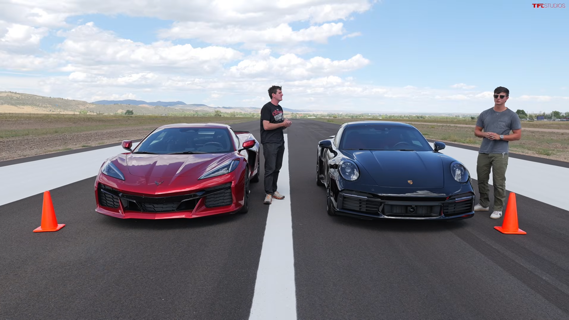 Corvette Z06 vs Porsche 911 Turbo S - 670 hp takes on 640 hp in a ...