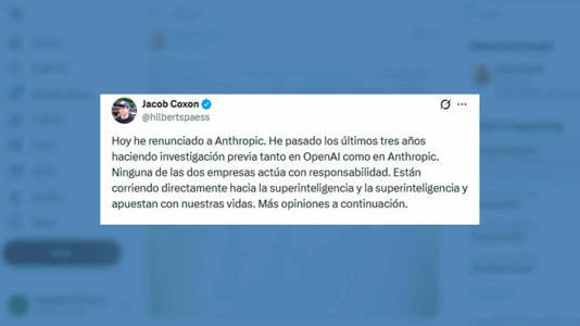 Coxon cuestionando a sus exjefes de Anthropic y OpenAI