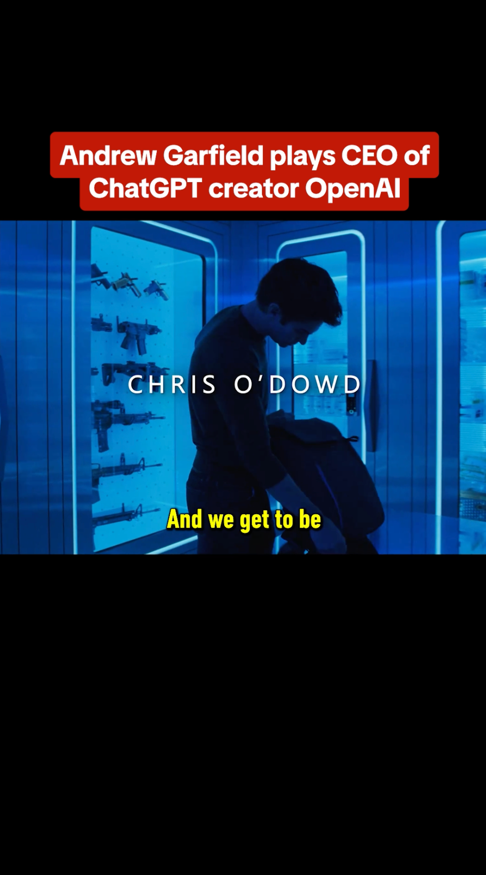 Andrew Garfield Plays CEO of ChatGPT Creator OpenAI In Artificial