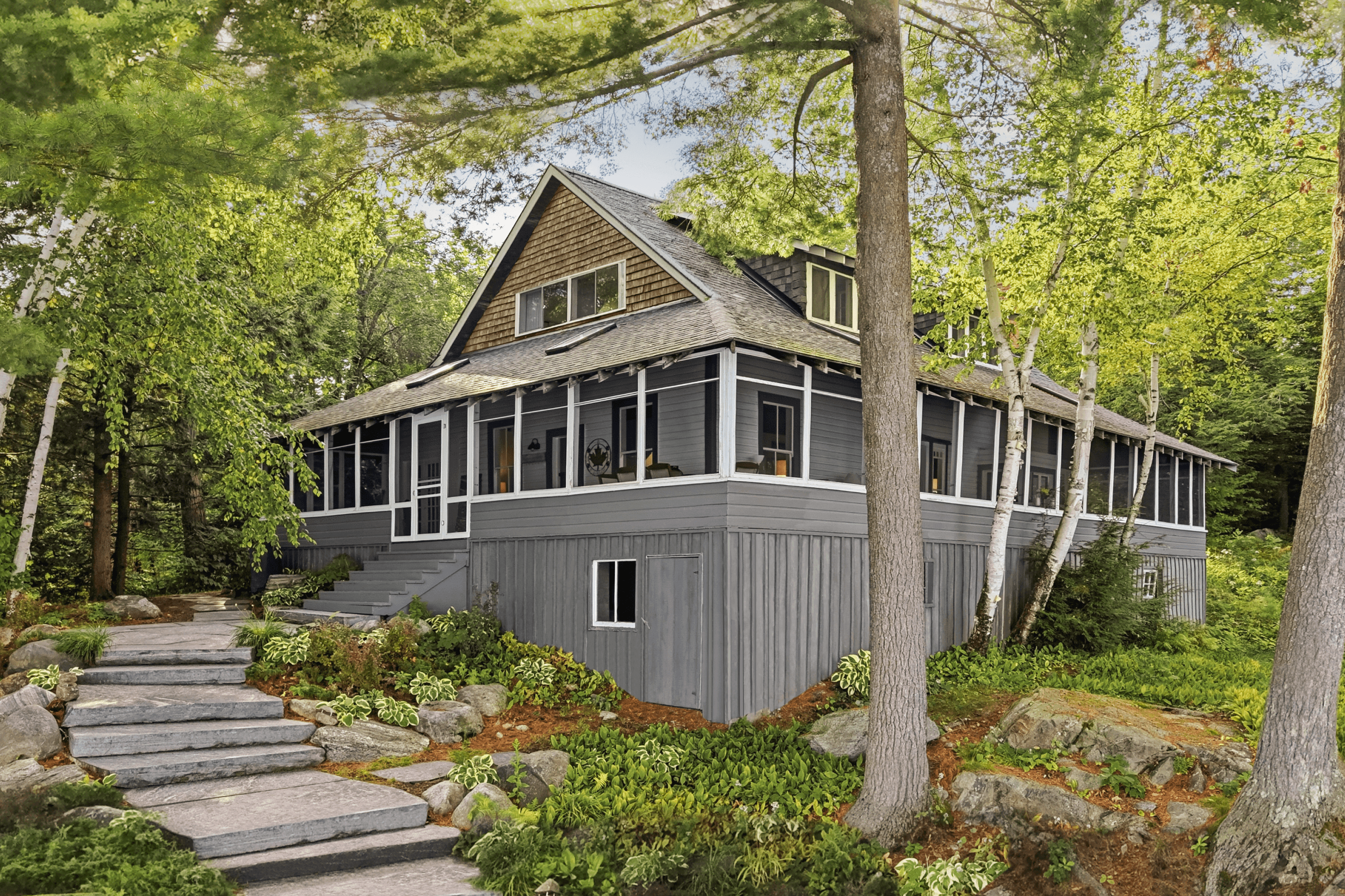 You can now book the Sterling Point Cottage on Airbnb—and the inside might surprise you