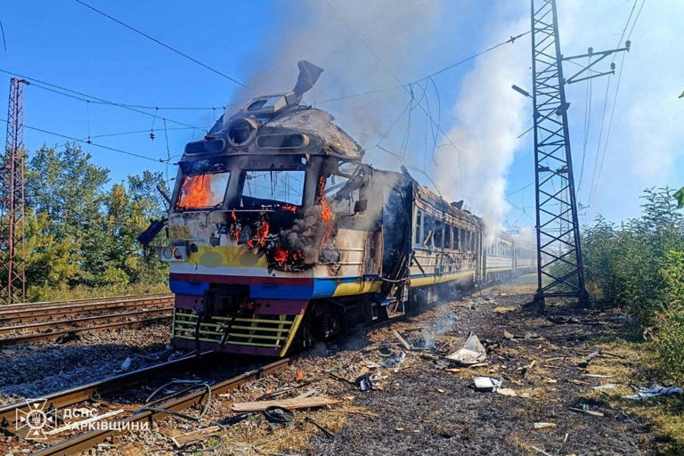 Ukraine war live: Russia attacks civilian commuter train in Kharkiv