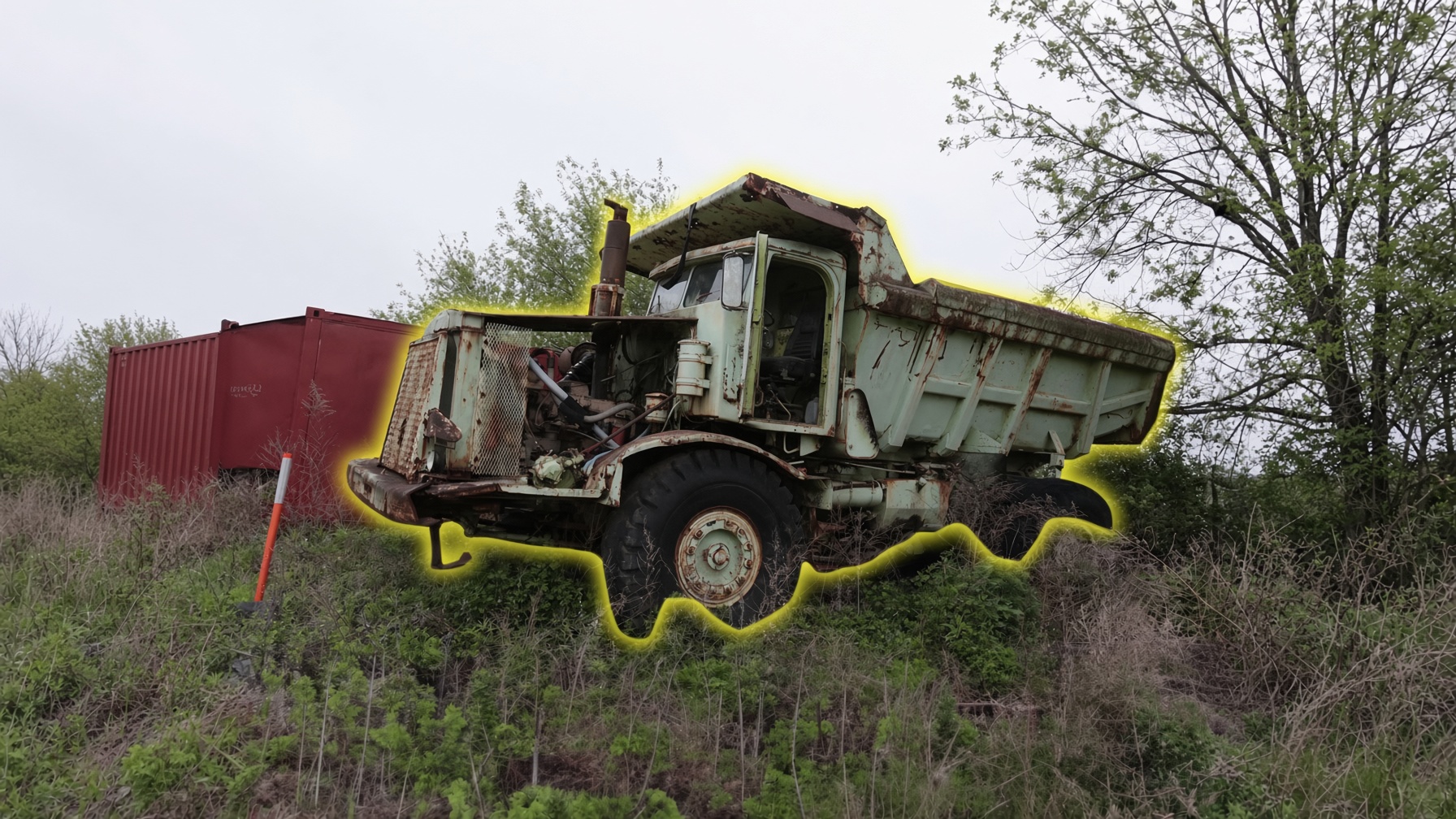 Starting a 45-ton Euclid dump truck