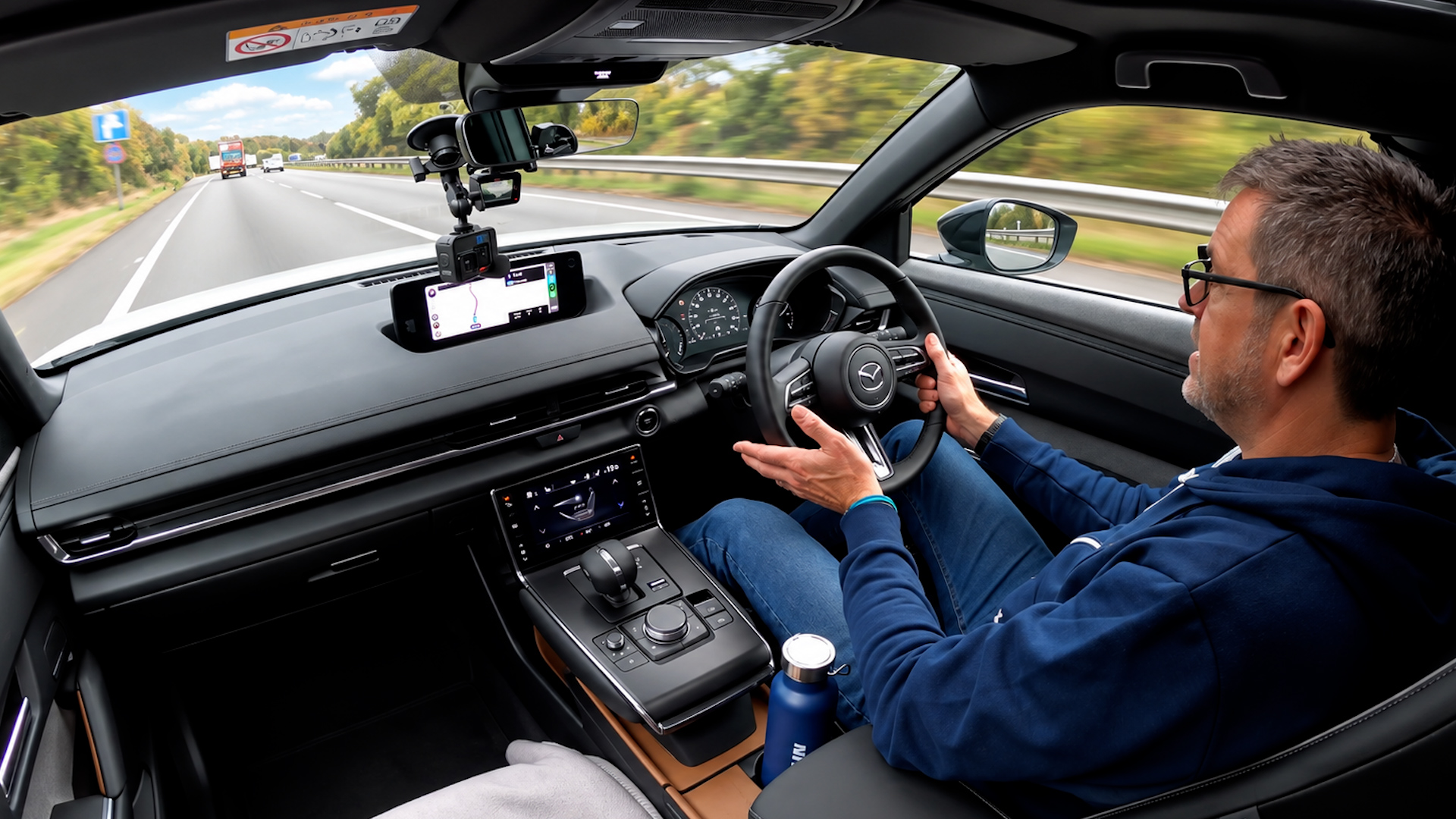 Highway driving in a rotary engine range extender