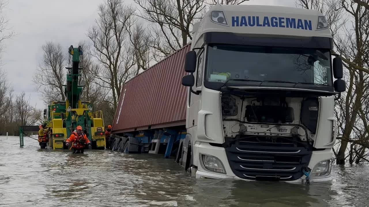 How does a truck this massive end up here?