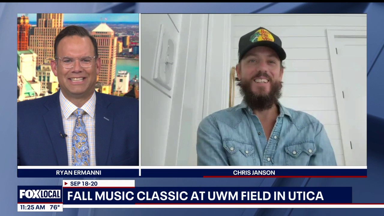 Country music star Chris Janson joins the show