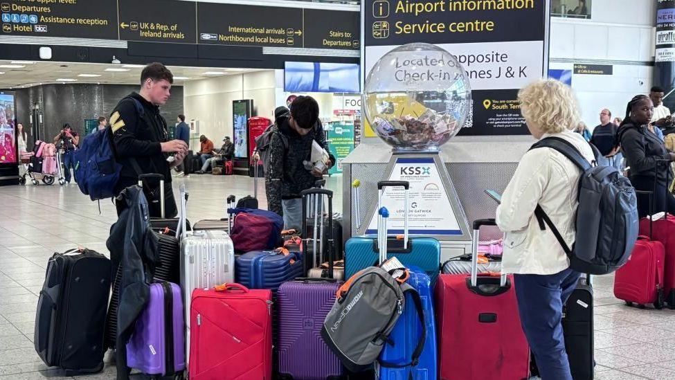 'It's been a nightmare': Passengers face airport chaos after air traffic issue