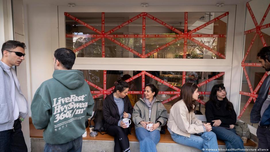 The cafe trend has become particularly popular among Gen Z, who are bearing the brunt of runaway inflation and steep living costs in Iran [FILE: April 5, 2026]