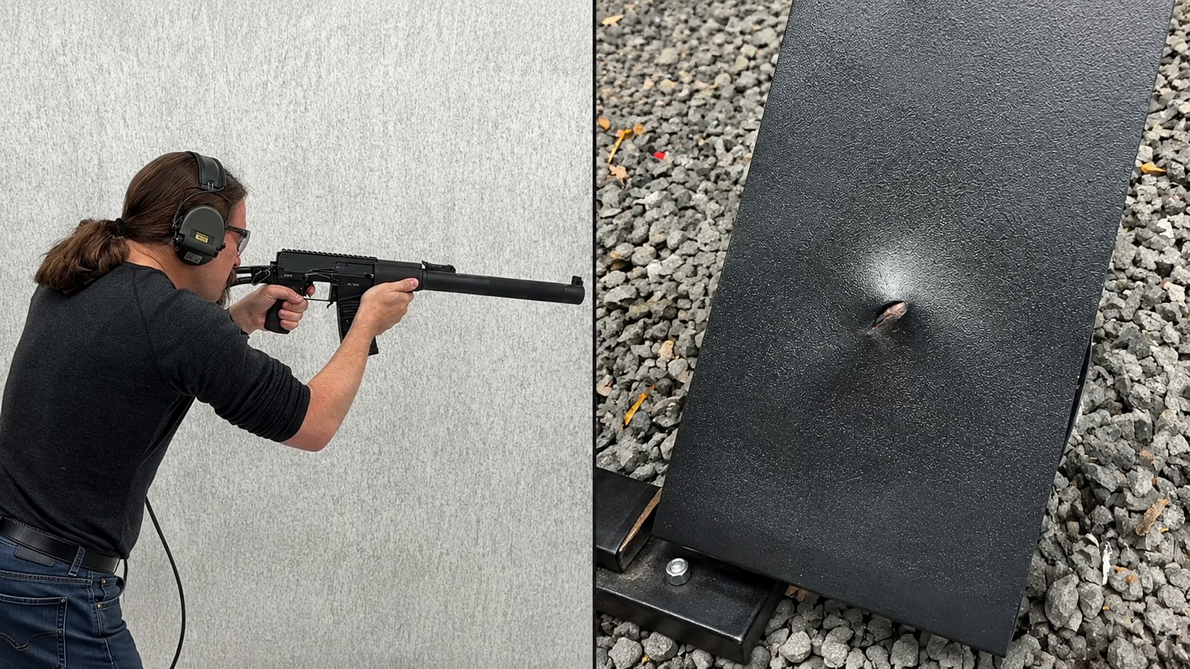 He fired Russian armor-piercing ammo at the strongest body armor and ...