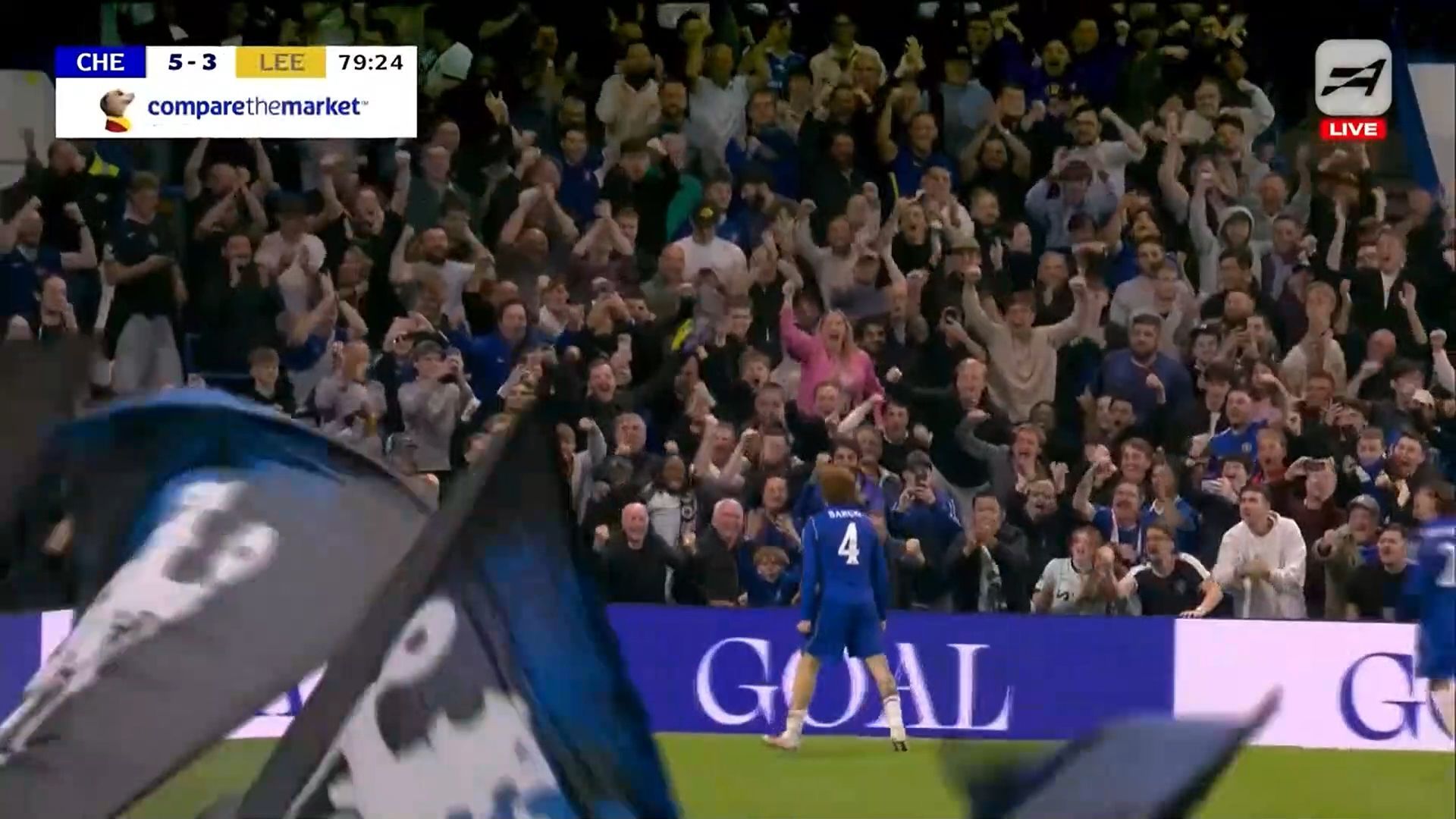 Τσέλσι - Λιντς | 5-3, ανοίγει λογαριασμό ο Μπάρκο