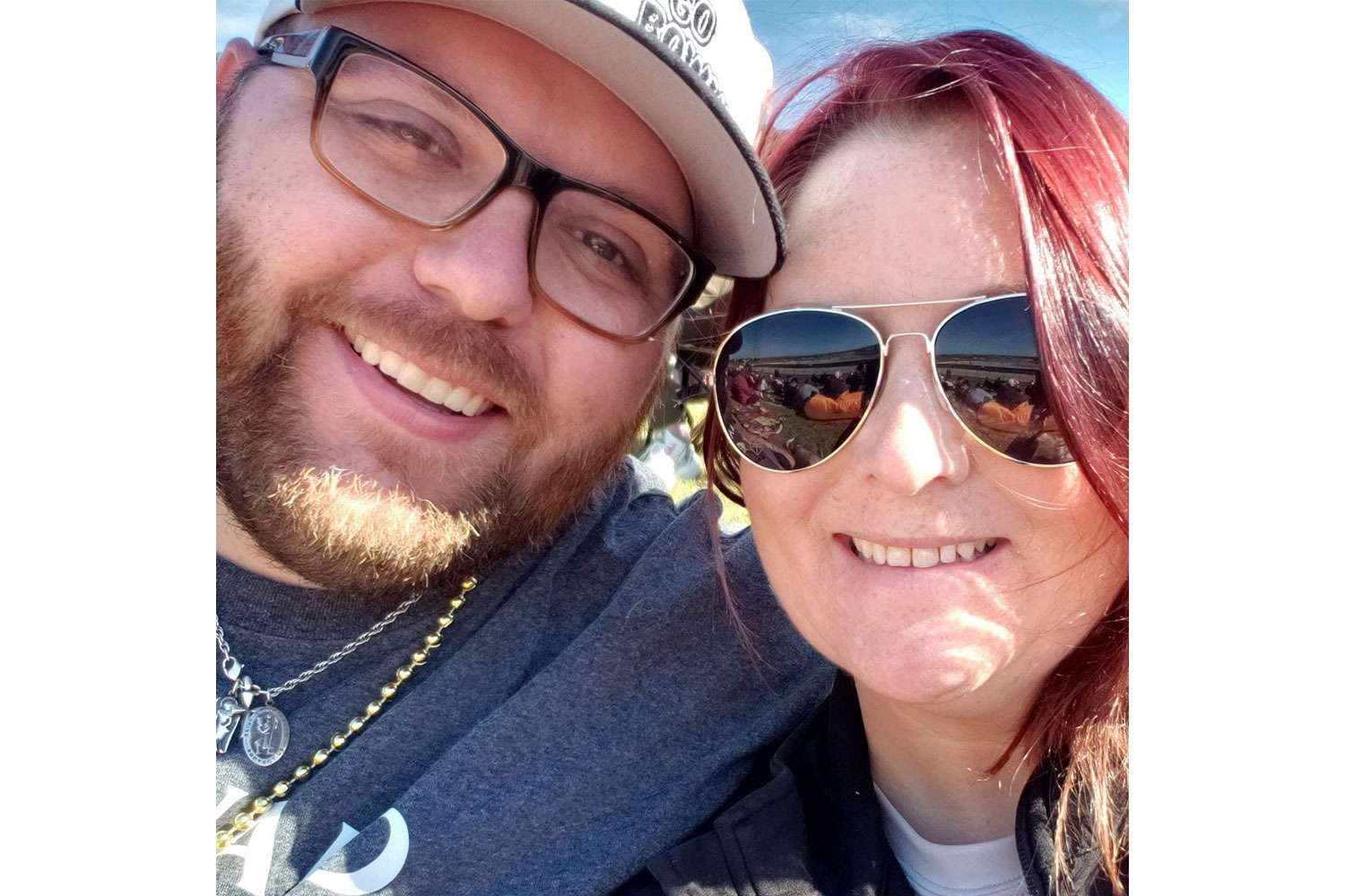 Husband and wife die after getting out of their car following multi-vehicle crash that left 2 more in critical condition