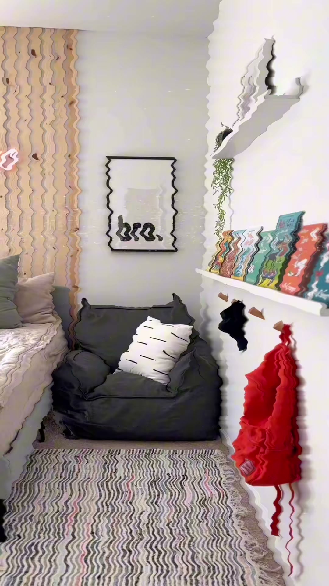 Functional kids room with reading nook design