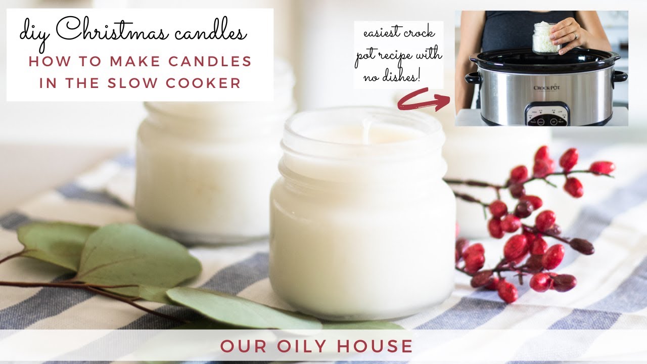 No-mess DIY Christmas candles
