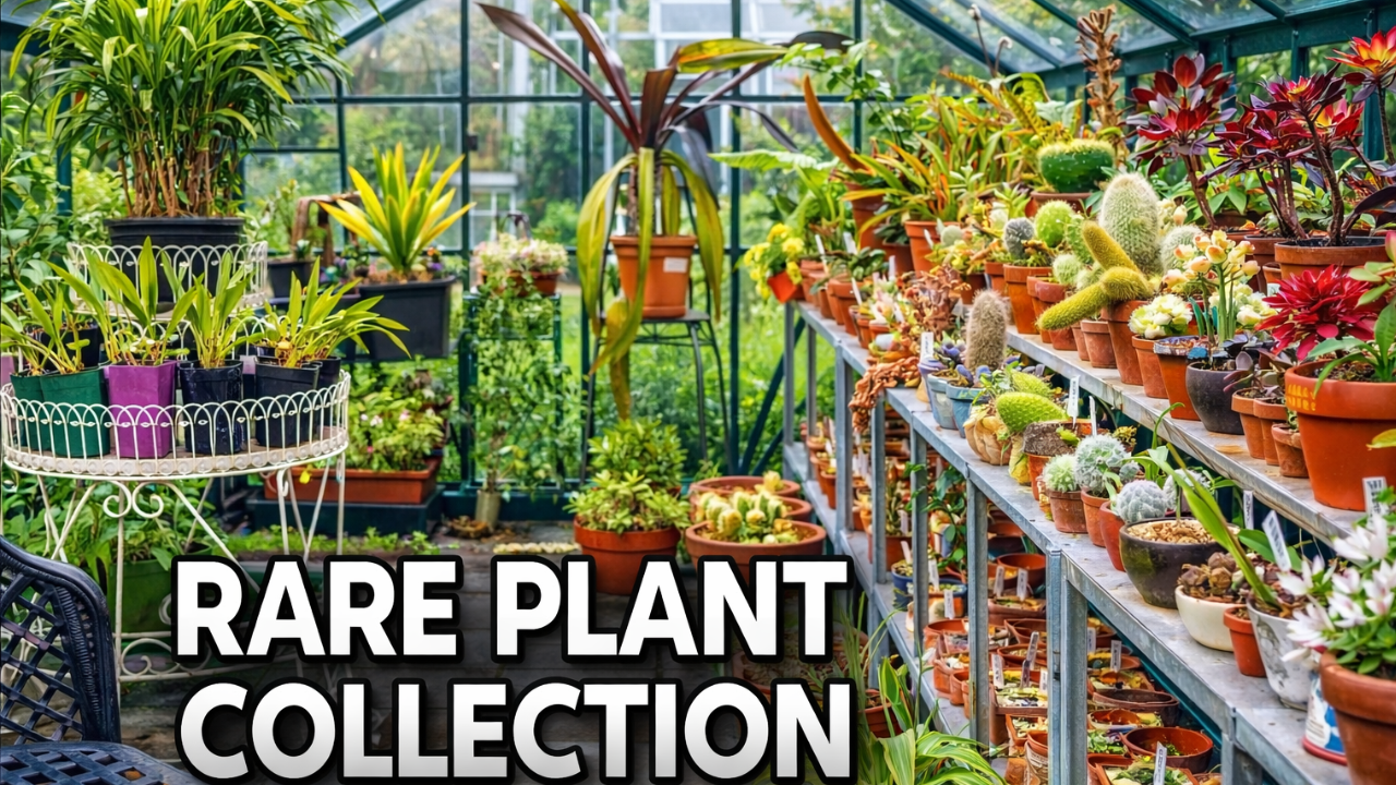Inside my rare plant collection and glasshouse tour