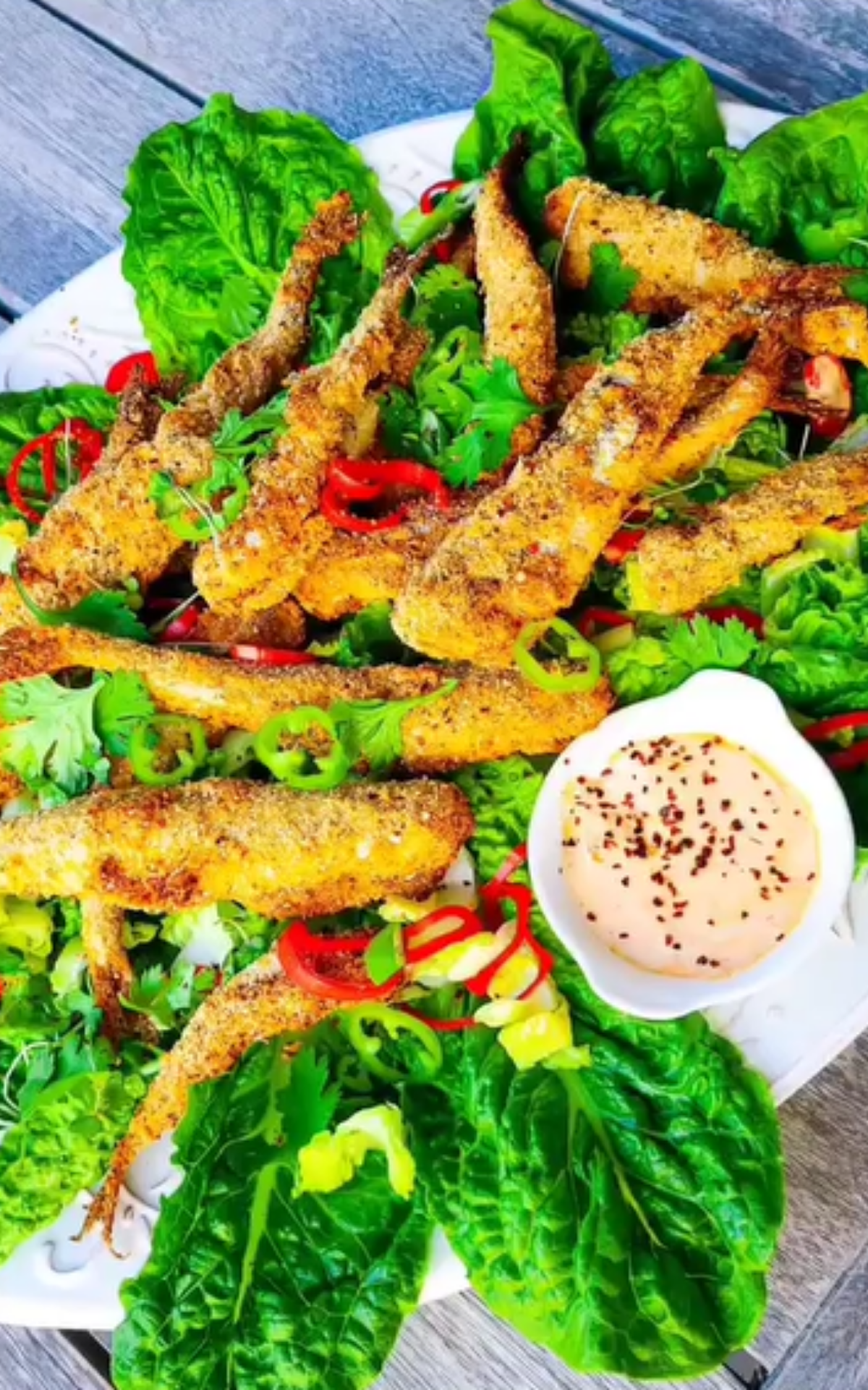 Crispy keto air fryer Cajun smelt