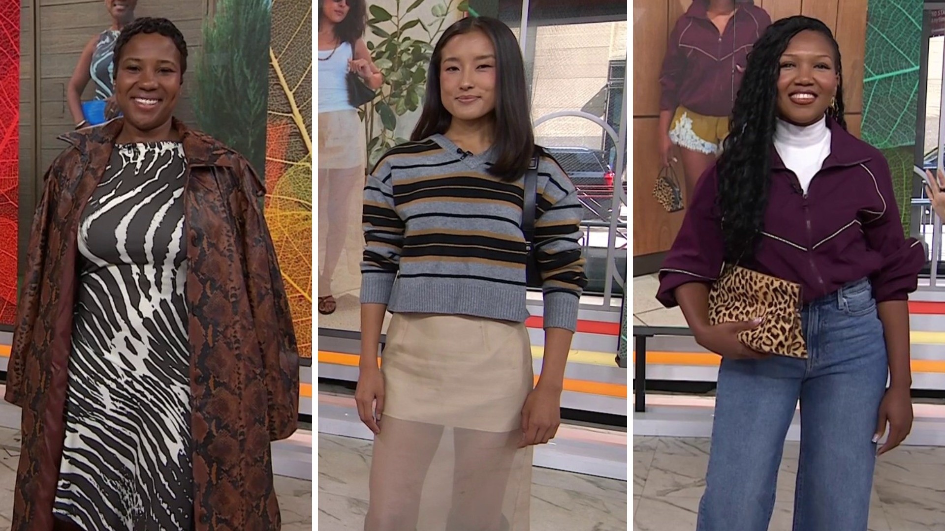 Summer trends to bring into fall: patterns, windbreakers, more