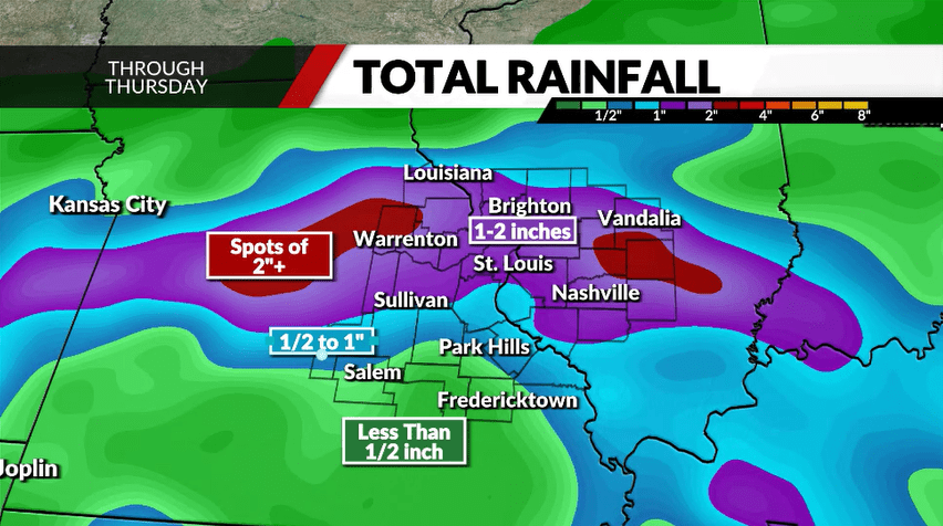 Scattered showers, storms this afternoon and evening – what to expect