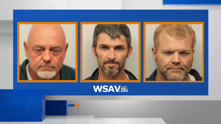 Three arrested after officers interrupt burglary in progress