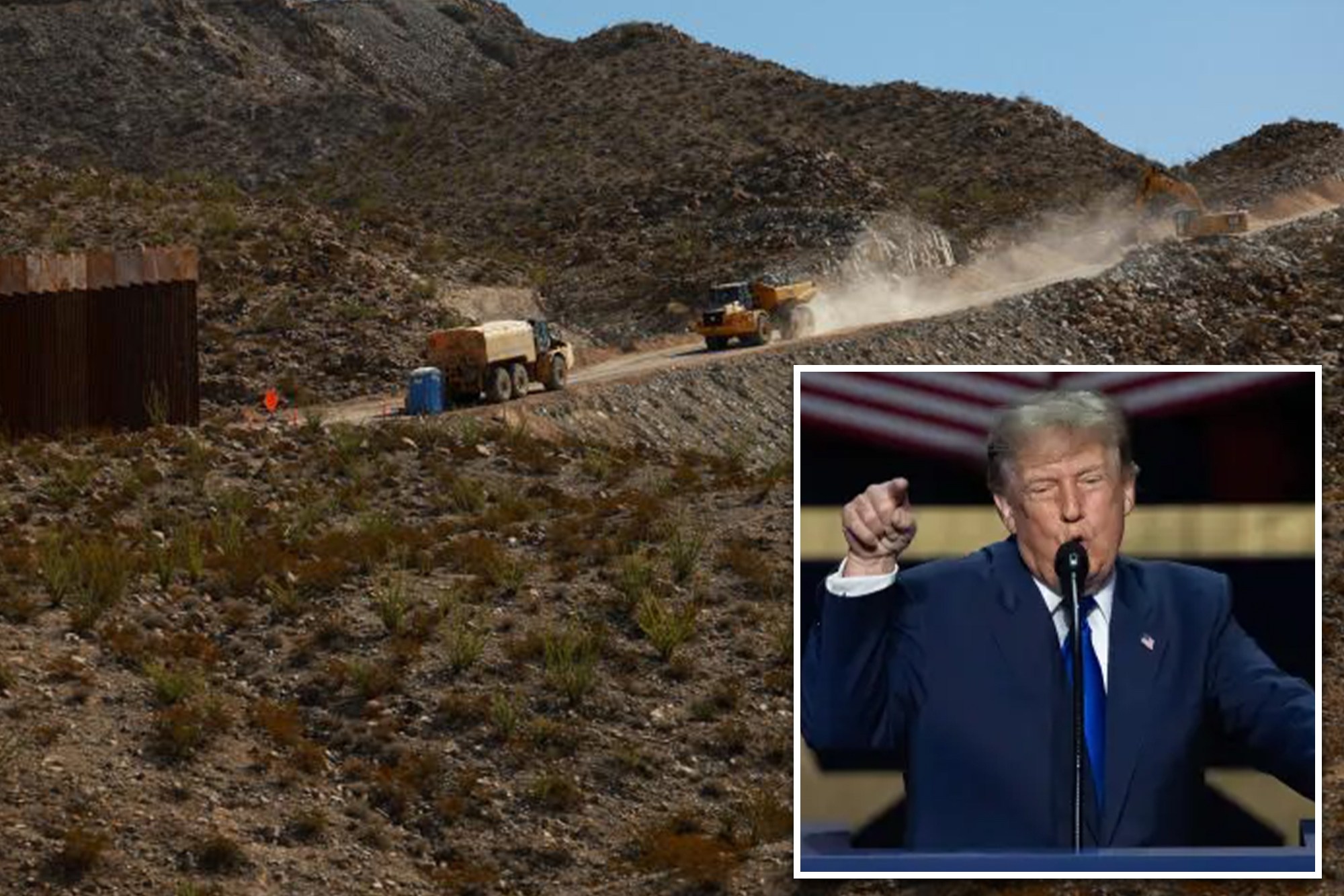 Trump pushes new bill making it illegal for future presidents 'to open the border again'