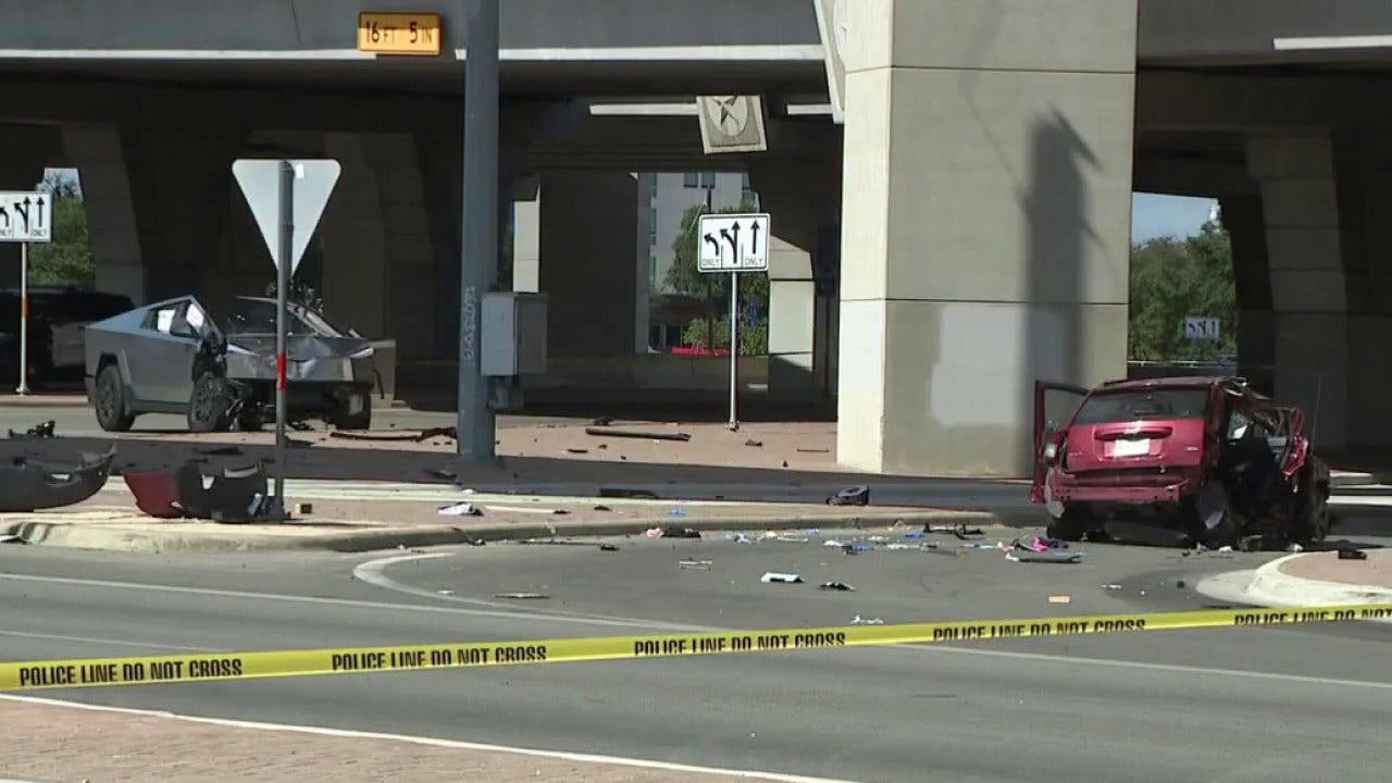 I-35 service road crash: 9-year-old dies at hospital