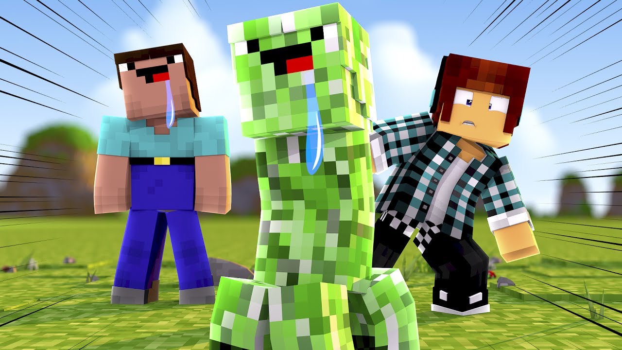 Minecraft: Creeper noob no Minecraft