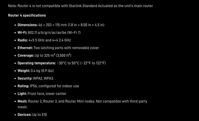 Starlink quietly debuts Router 4, confirms it features Wi-Fi 7
