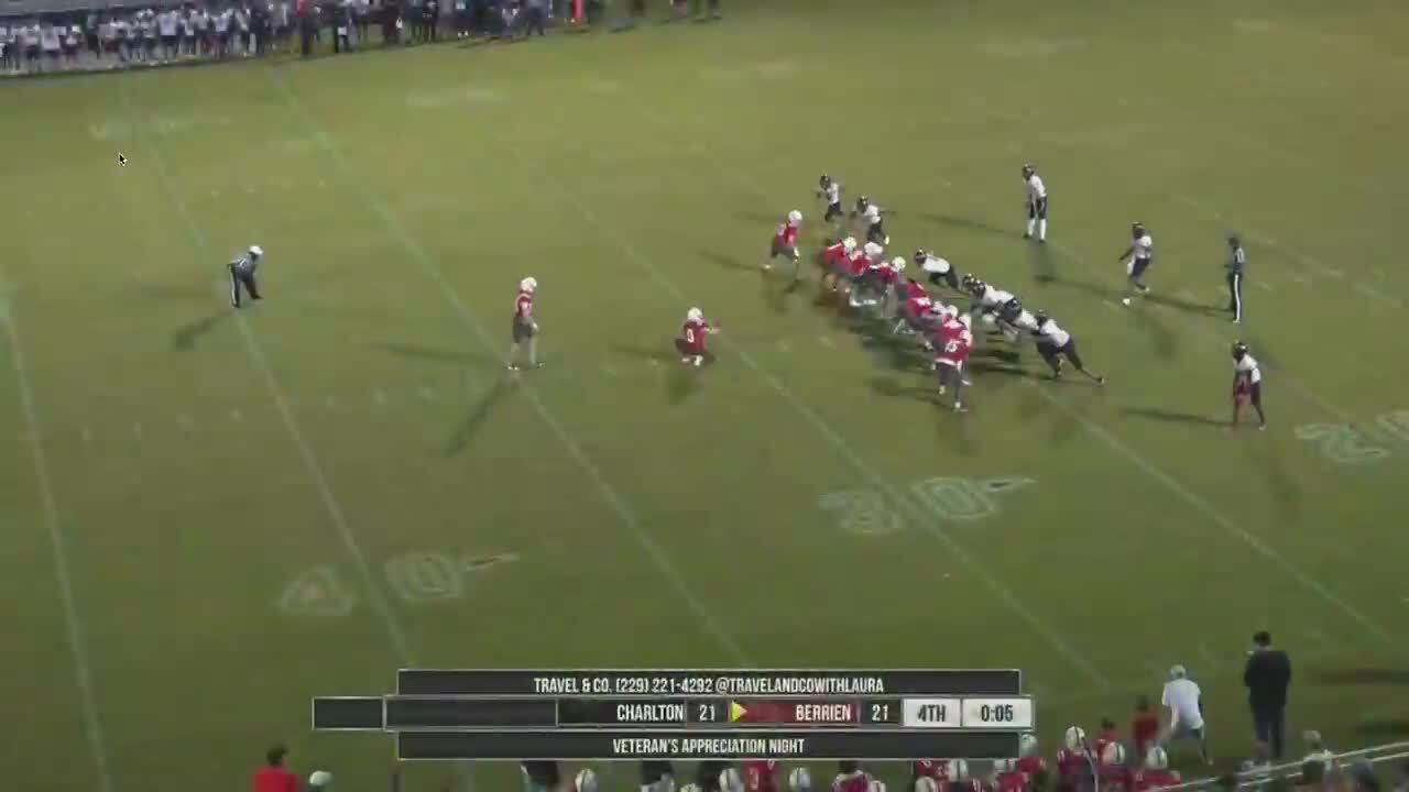 Play of the week: Berrien's walk-off field goal beats Charlton County