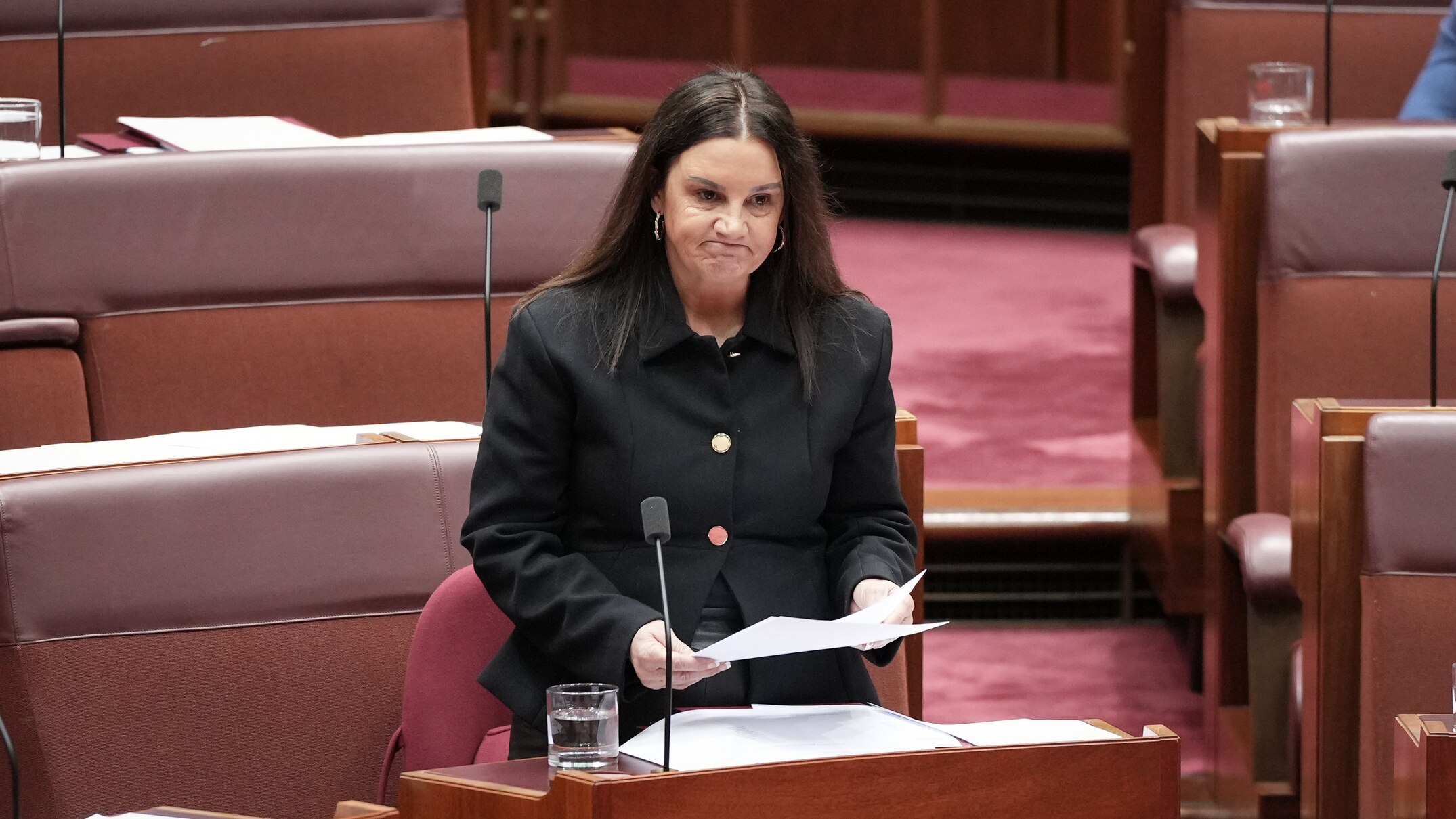 Lambie blasts Hanson over 'disgusting' Hastie traitor cartoon