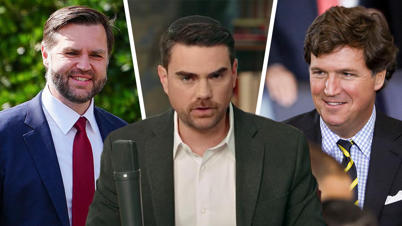 Ben Shapiro slams JD Vance for 'super glueing himself' to Tucker ...