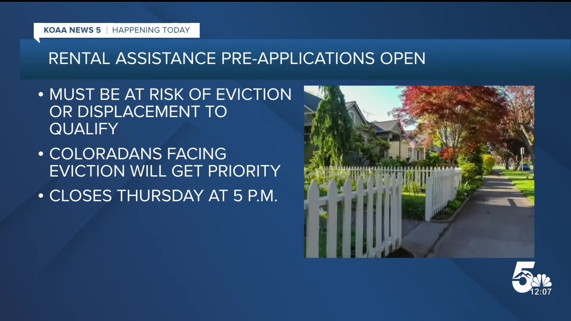 Rental assistance applications open