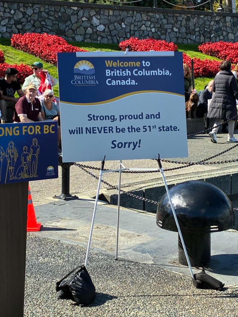 BC unveils new border signs: 'We will never be the 51st state'