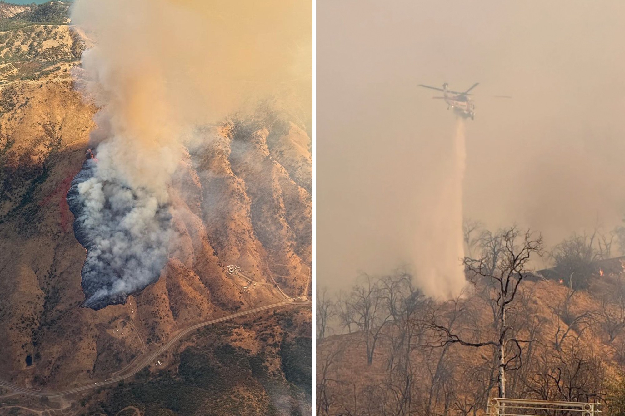 Napa Valley wildfire near wine country resort triggers evacuation warning