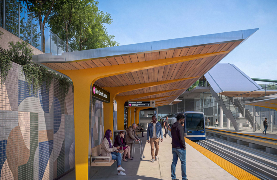 MTA releases renderings of the IBX light rail system for Brooklyn and ...