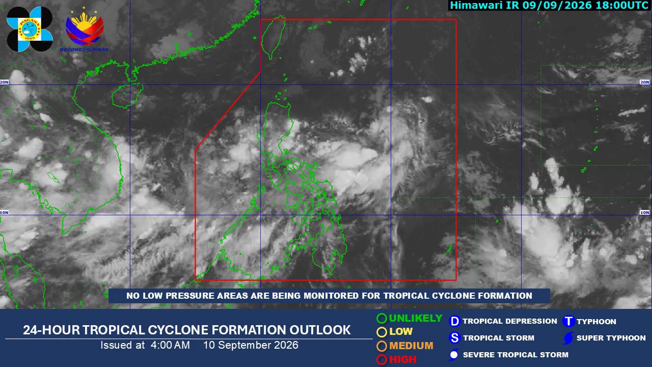 PAGASA: Habagat rains to affect Luzon, Visayas areas