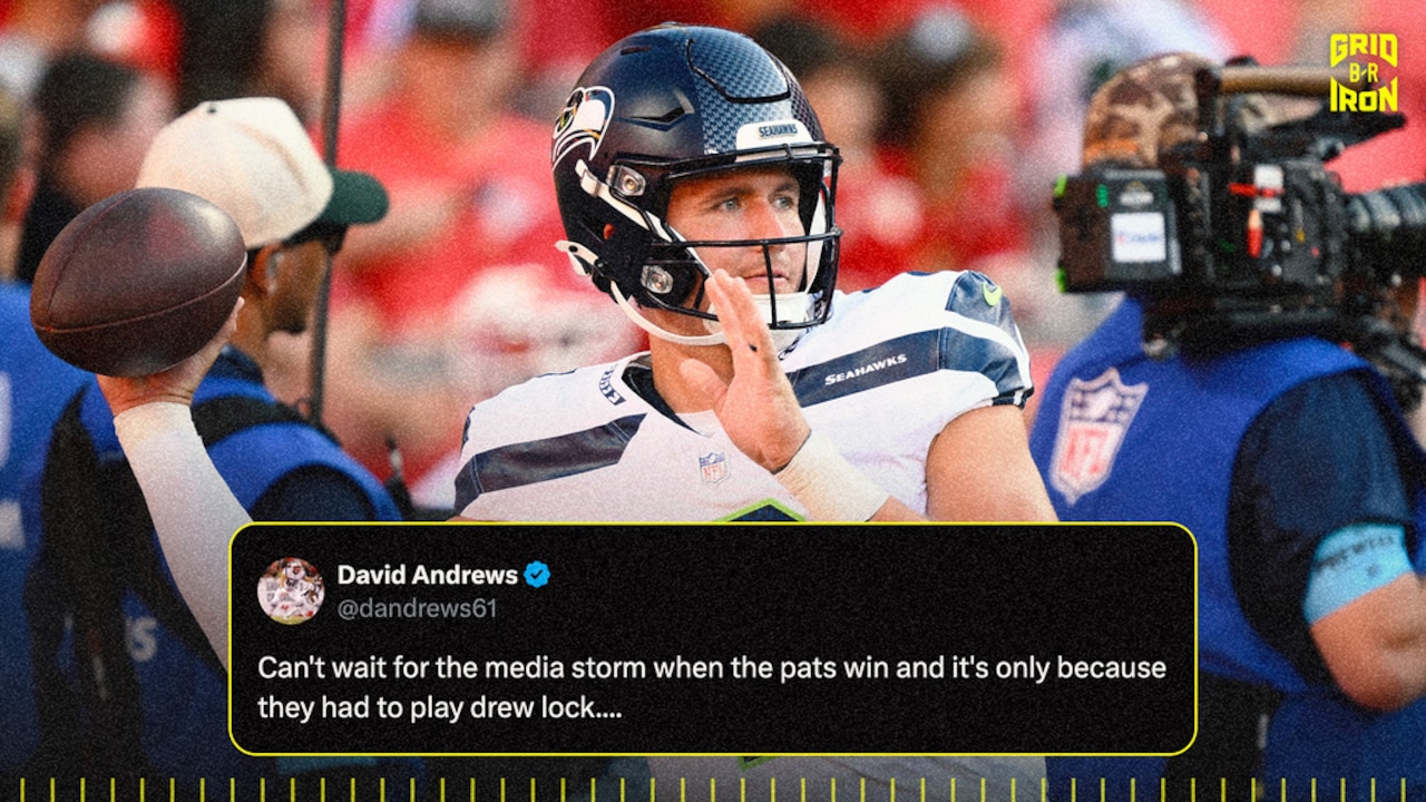 David Andrews calls out potential Drew Lock narrative after Sam Darnold injury in Patriots-Seahawks