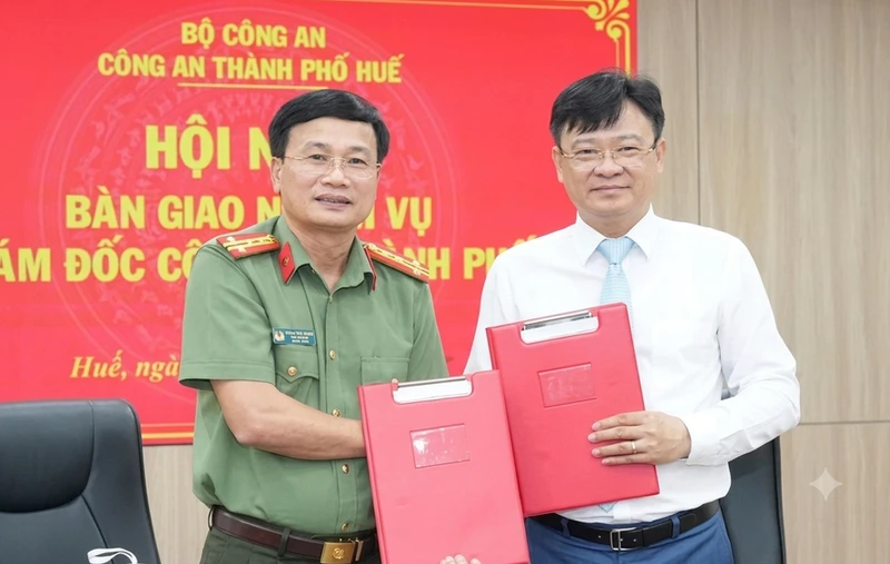 Đại tá Dương Văn Thoan phụ trách Công an TP Huế