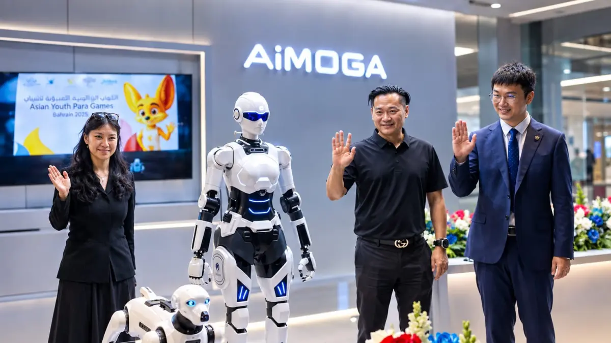 Aimoga buka experience store pertama di Indonesia, hadirkan robot humanoid Mornine dan Argos