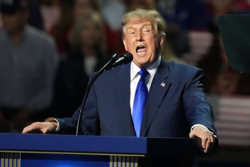 Trump admits he's going to 'get in trouble' as he repeats vulgar slang term during speech