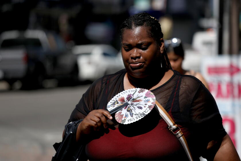 Heat sets new records even as oppressive humidity strangles Southern California